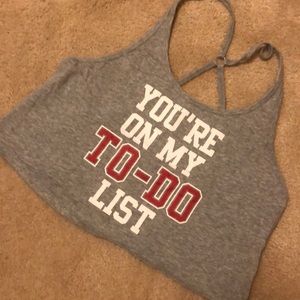 VS crop top tank